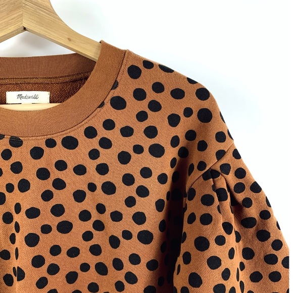 ❌SOLD❌ Madewell Leopard Dot Sweatshirt - Picture 4 of 4